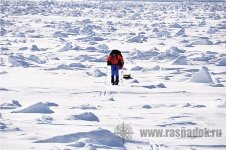 Как обойти полуостров Шмидта зимой на лыжах по льду