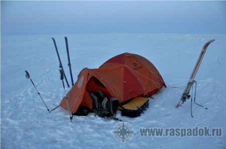 Как обойти полуостров Шмидта зимой на лыжах по льду
